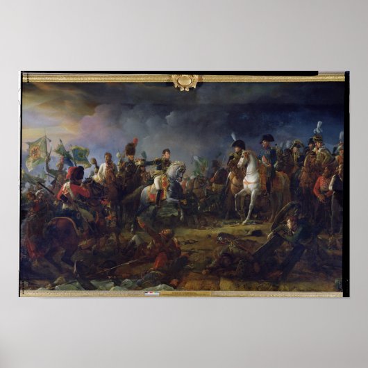 De strijd om de Austerlitz Poster (Voorkant)