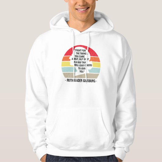De strijd om de dingen die je belangrijk vindt ove hoodie (Voorkant)