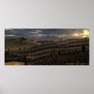 De strijd om de Pelennor Fields Poster