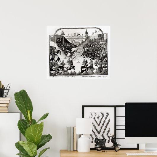 De strijd om Formigny Poster (Thuiskantoor)