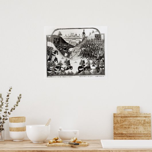 De strijd om Formigny Poster (Keuken)