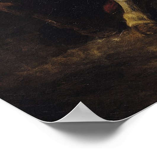 De strijd om Giaour en Hassan Poster (Hoek)