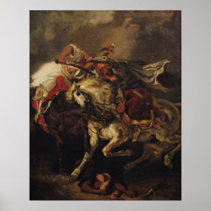 De strijd om Giaour en Hassan Poster