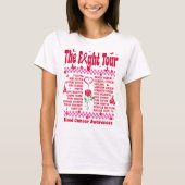 De strijd om het bewustzijn van bloedkanker t-shirt (Voorkant)