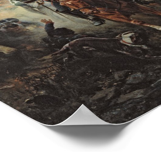 De strijd om La Fere-Champenoise Poster (Hoek)