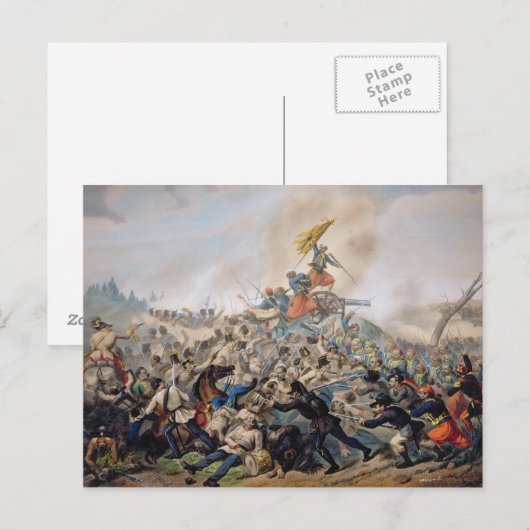 De strijd om Magenta Briefkaart (Voorkant / Achterkant)