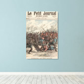 De strijd om Manipur Canvas Afdruk (Insitu (Houten vloer))