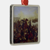 De strijd om Mars de la Tour Metalen Ornament (Rechts)