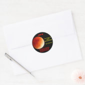De strijd om MOONLIGHT te redden "Het is zo aan" Ronde Sticker (Envelop)