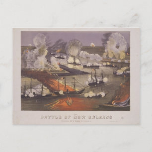 De strijd om New Orleans door Thomas S. Sinclair Briefkaart