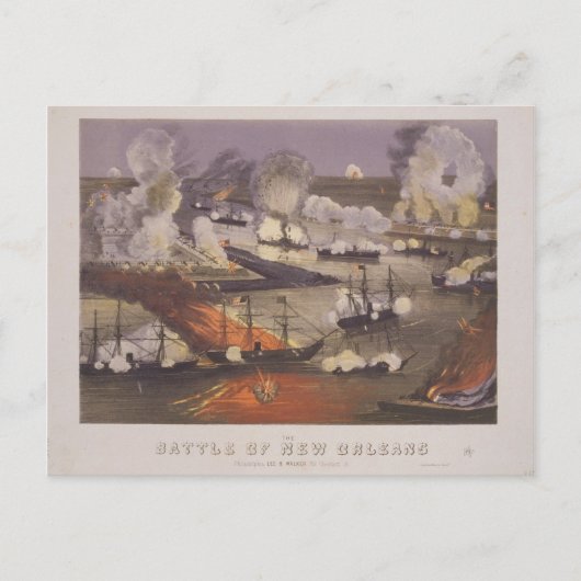 De strijd om New Orleans door Thomas S. Sinclair Briefkaart (Voorkant)