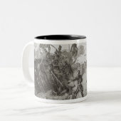 De strijd om New Orleans Tweekleurige Koffiemok (Voorkant links)