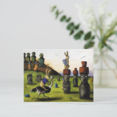 De strijd om Paaseiland Feestdagenkaart (Staand voorkant)