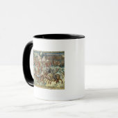 De strijd om Pavia. Het voorschot van Charles V Mok (Voorkant links)