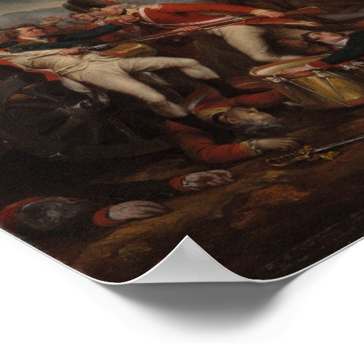 De strijd om Princeton - John Trumbull Poster (Hoek)