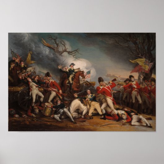 De strijd om Princeton - John Trumbull Poster (Voorkant)