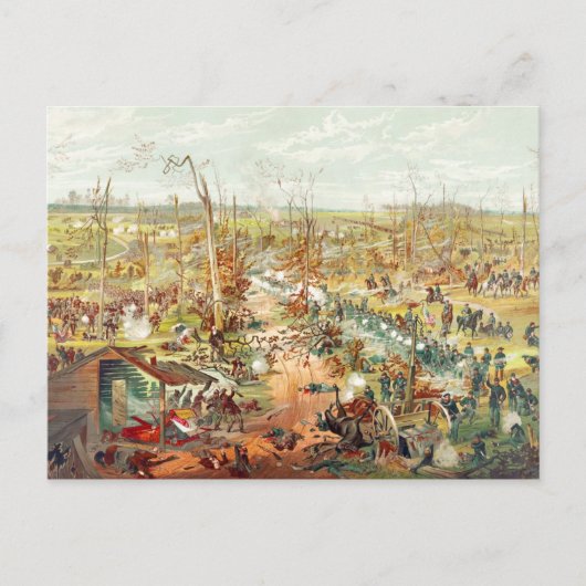 De strijd om Shiloh Briefkaart (Voorkant)