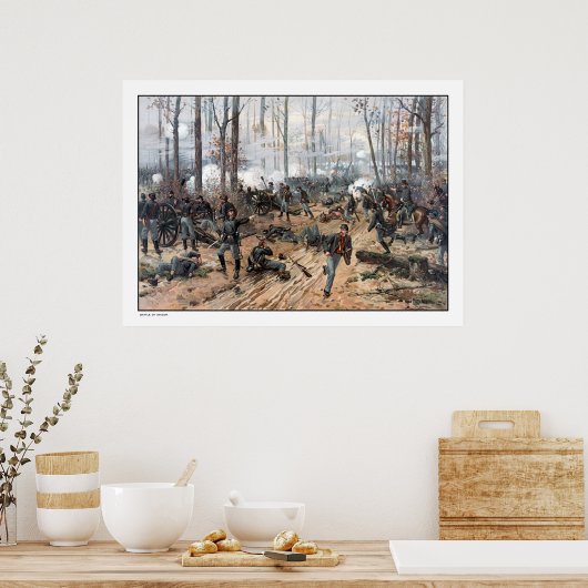 De strijd om Shiloh Poster (Keuken)