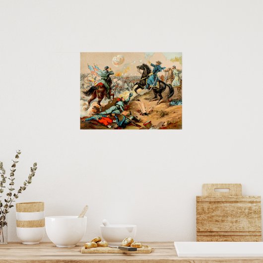 De strijd om Shiloh Poster (Keuken)