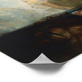 De strijd om Trafalgar 1822 William Turner Poster (Hoek)