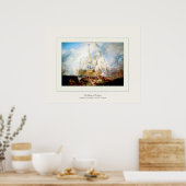 De strijd om Trafalgar ~  Fine Art Print (Keuken)