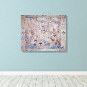 De strijd om Tunis of Lepanto Canvas Afdruk (Insitu (Houten vloer))