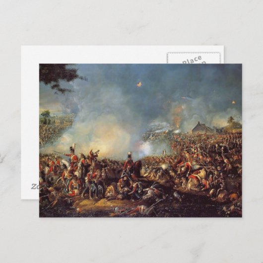 De strijd om Waterloo Briefkaart (Voorkant / Achterkant)