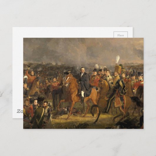 De strijd om Waterloo Briefkaart (Voorkant / Achterkant)
