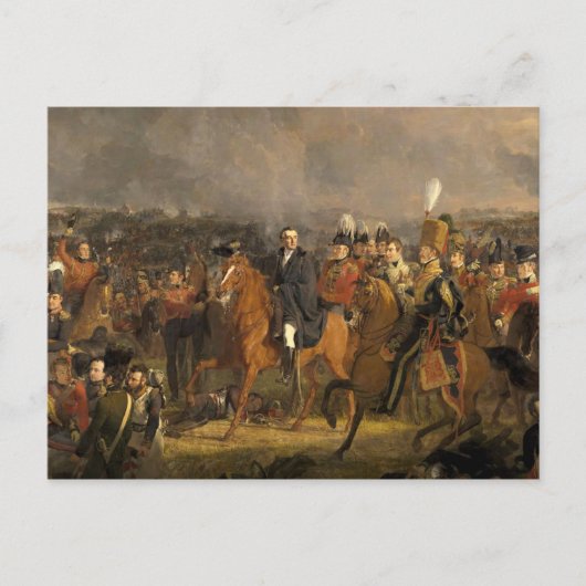 De strijd om Waterloo Briefkaart (Voorkant)
