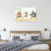 De strijd om Waterloo Canvas Afdruk (Insitu (Slaapkamer))