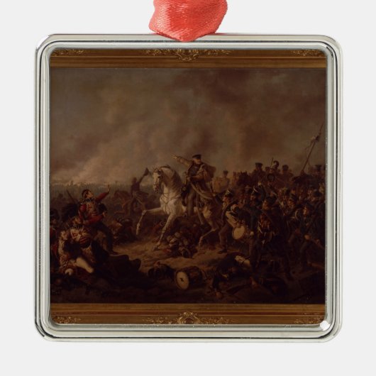 De strijd om Waterloo Metalen Ornament (Voorkant)