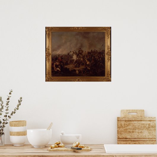 De strijd om Waterloo Poster (Keuken)