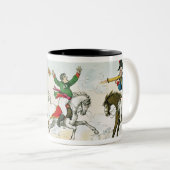 De strijd om Waterloo Tweekleurige Koffiemok (Voorkant rechts)