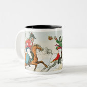 De strijd om Waterloo Tweekleurige Koffiemok (Voorkant links)