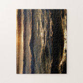 De strijd om zonneschijn op de oceaangolven legpuzzel (Verticaal)