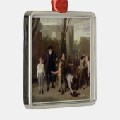 De strijd onderbroken, 1815-16 metalen ornament (Rechts)