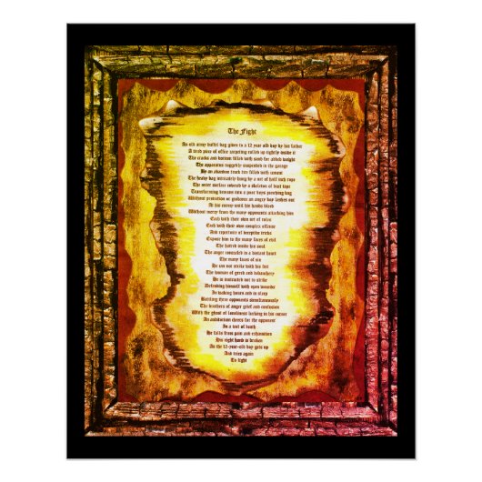 De strijd poster (Voorkant)