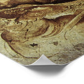 De strijd tegen Anghiari door Leonardo da Vinci Poster (Hoek)