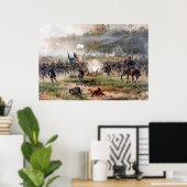 De strijd tegen Antietam - Burgeroorlog Poster (Thuiskantoor)