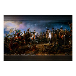De strijd tegen Austerlitz door François Gérard Perfect Poster