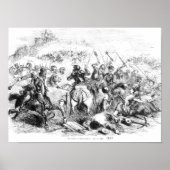 De strijd tegen Bannockburn in 1314 Poster (Voorkant)