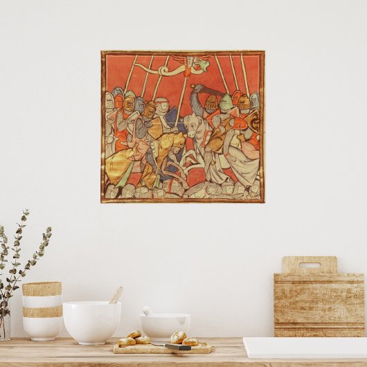 De strijd tegen Bedigran Poster (Keuken)