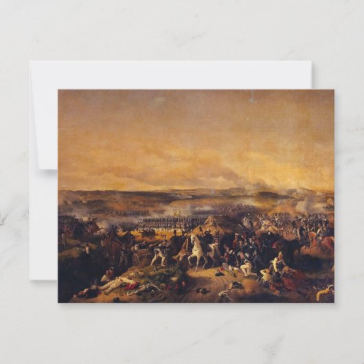 De strijd tegen Borodino door mevrouw Peter von Kaart (Voorkant)