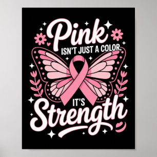 De strijd tegen borstkanker maand voor meisjes en poster