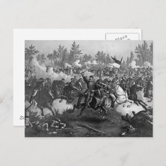 De strijd tegen Cedar Creek Briefkaart (Voorkant / Achterkant)