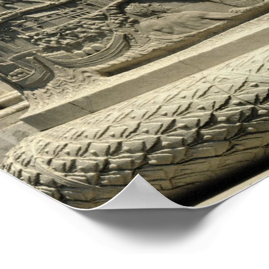 De strijd tegen Dacians, detail Trajan Poster (Hoek)