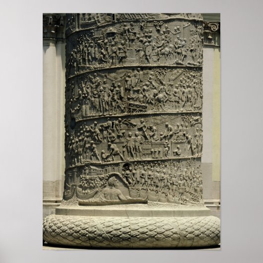 De strijd tegen Dacians, detail Trajan Poster (Voorkant)