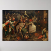 De strijd tegen de blinde Mannen, 1643 Poster (Voorkant)