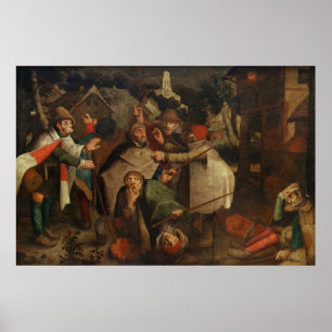 De strijd tegen de blinde Mannen, 1643 Poster