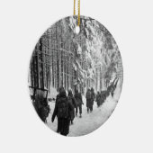 De strijd tegen de plaag keramisch ornament (Rechts)